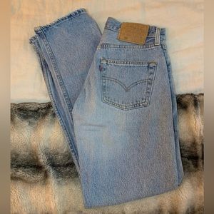 Levi’s 501 Straight Leg Jeans — 28” waist